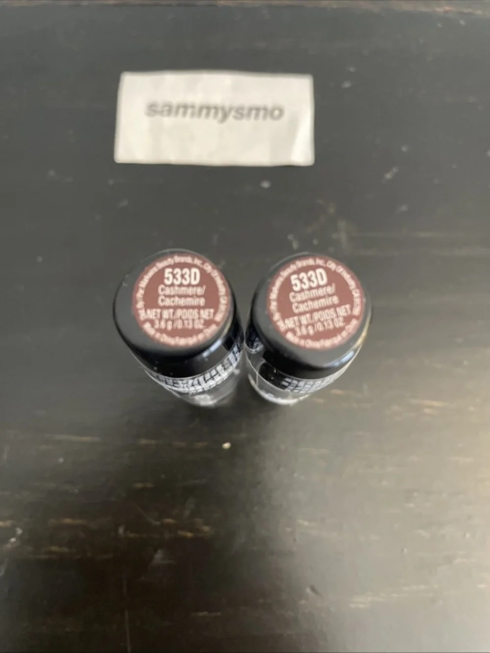 Wet n Wild Lipstick, Cashmere 533D, 0.13 oz x2